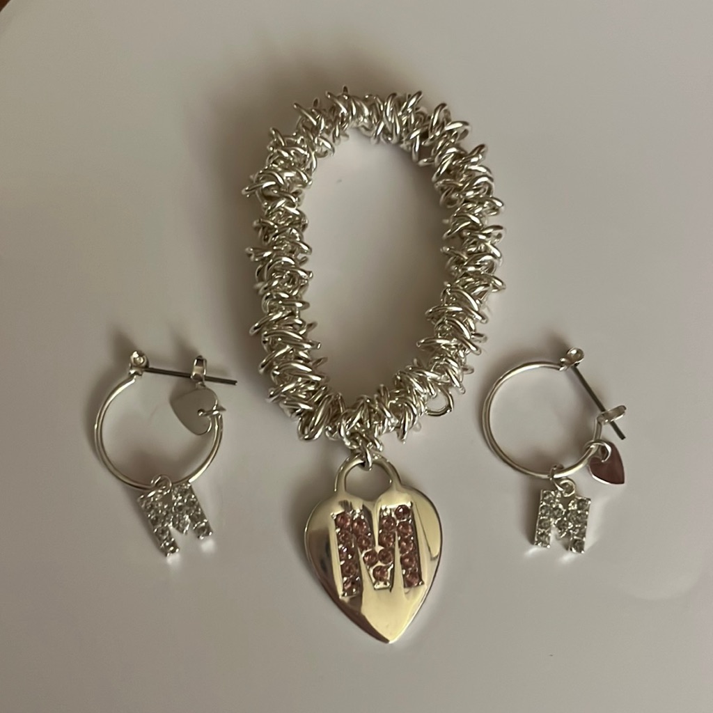 The Letter M Jewelry Set
